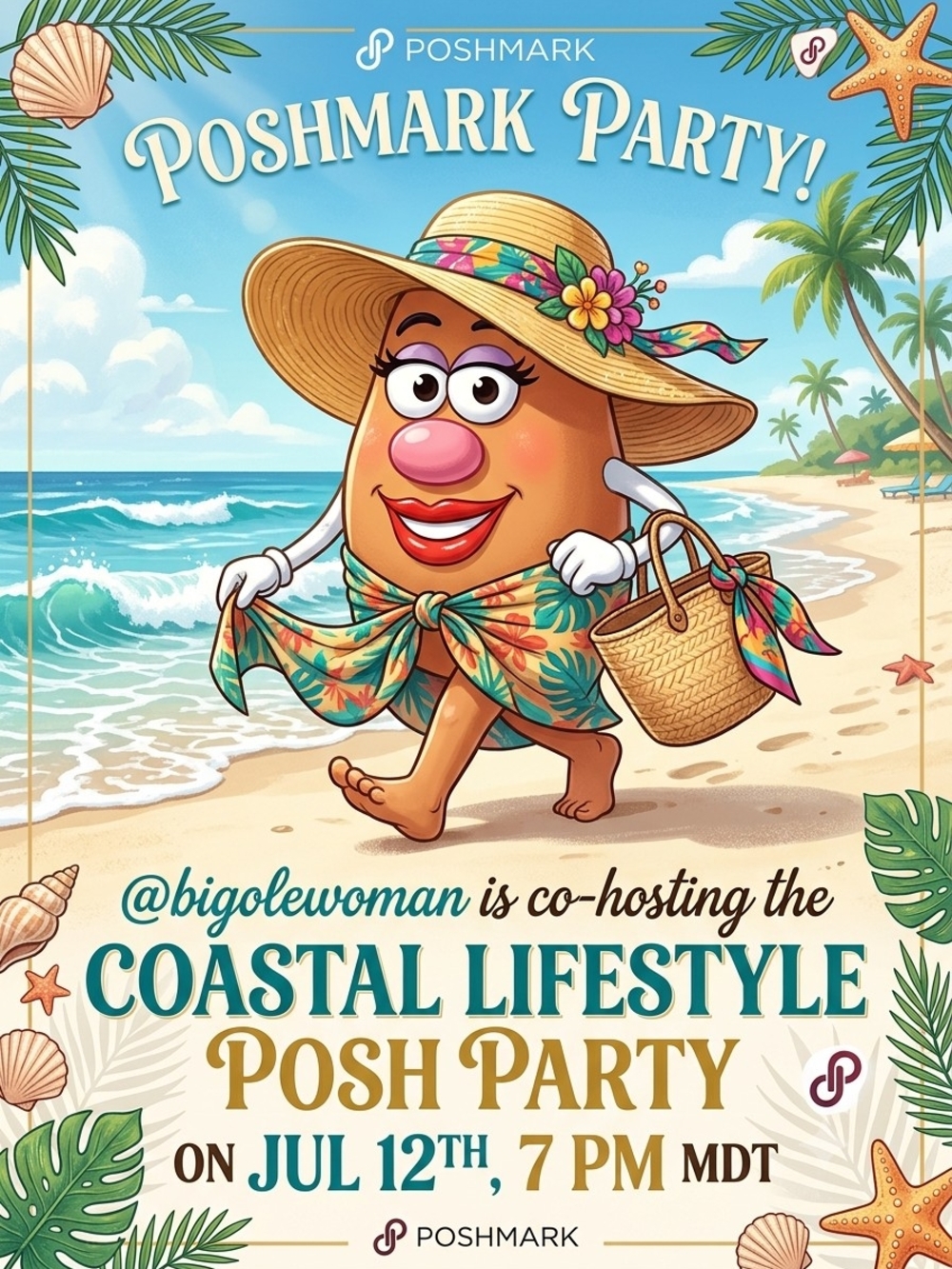 Coastal Lifestyle Posh Party July 12th 7 pm MDT - Tag A PFF